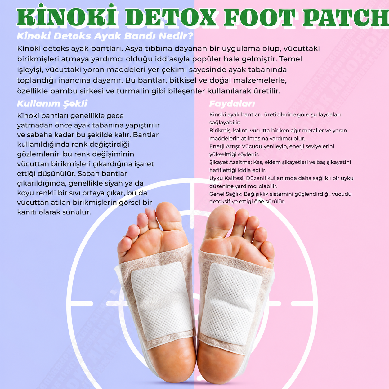 Zenovitatr ™ Detoks Ayak Bandı (10 Adet)